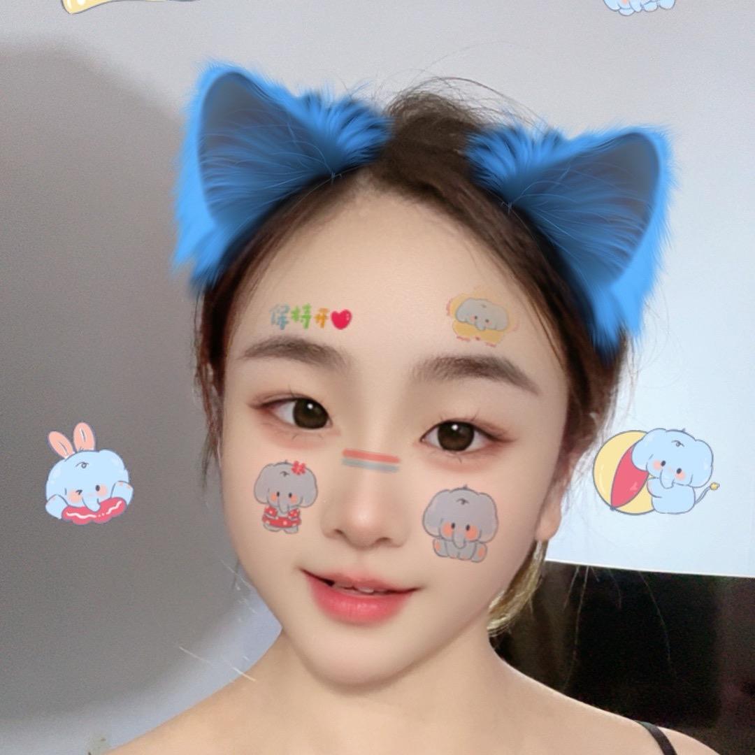 小点点编发造型