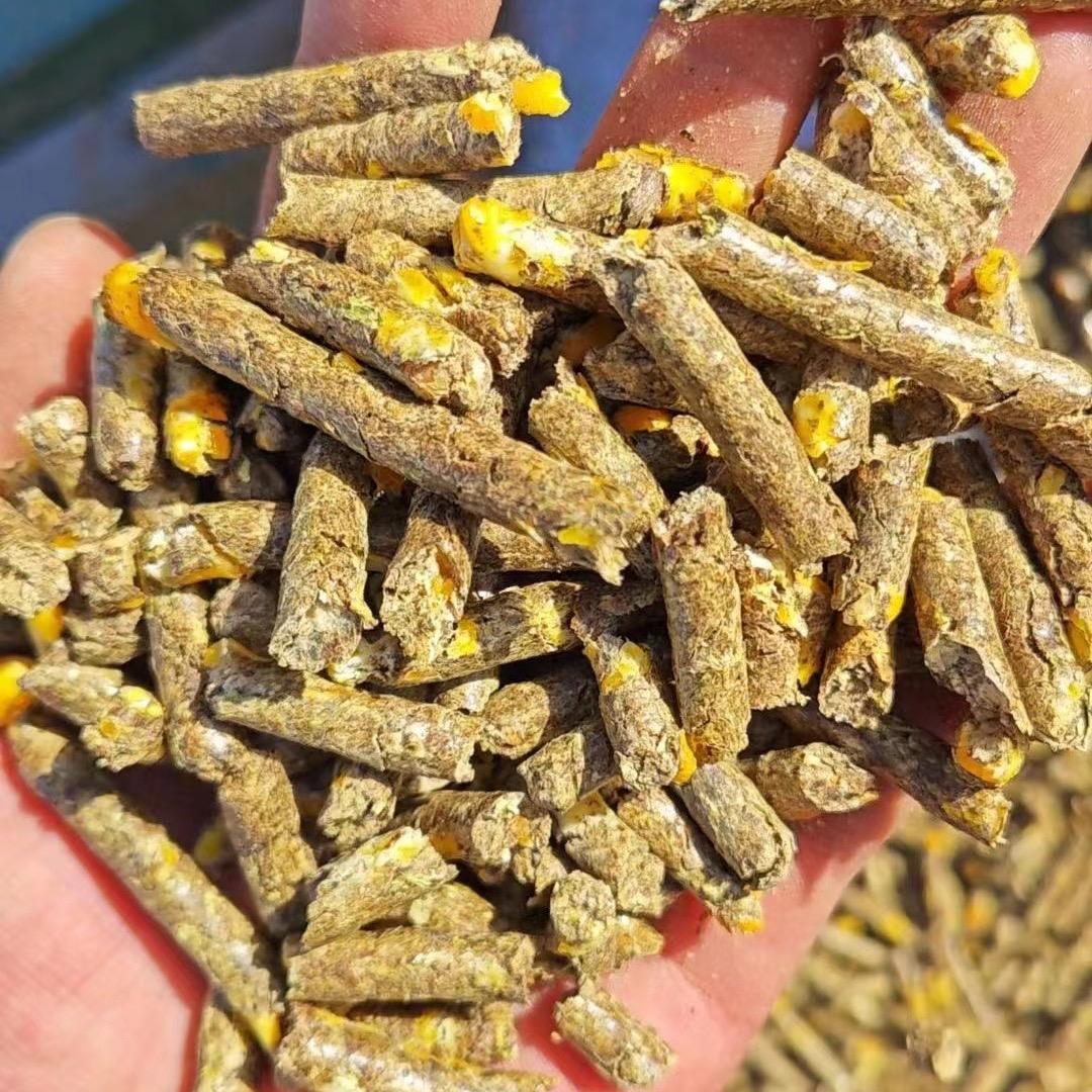 基啸花生秧玉米熟化颗粒