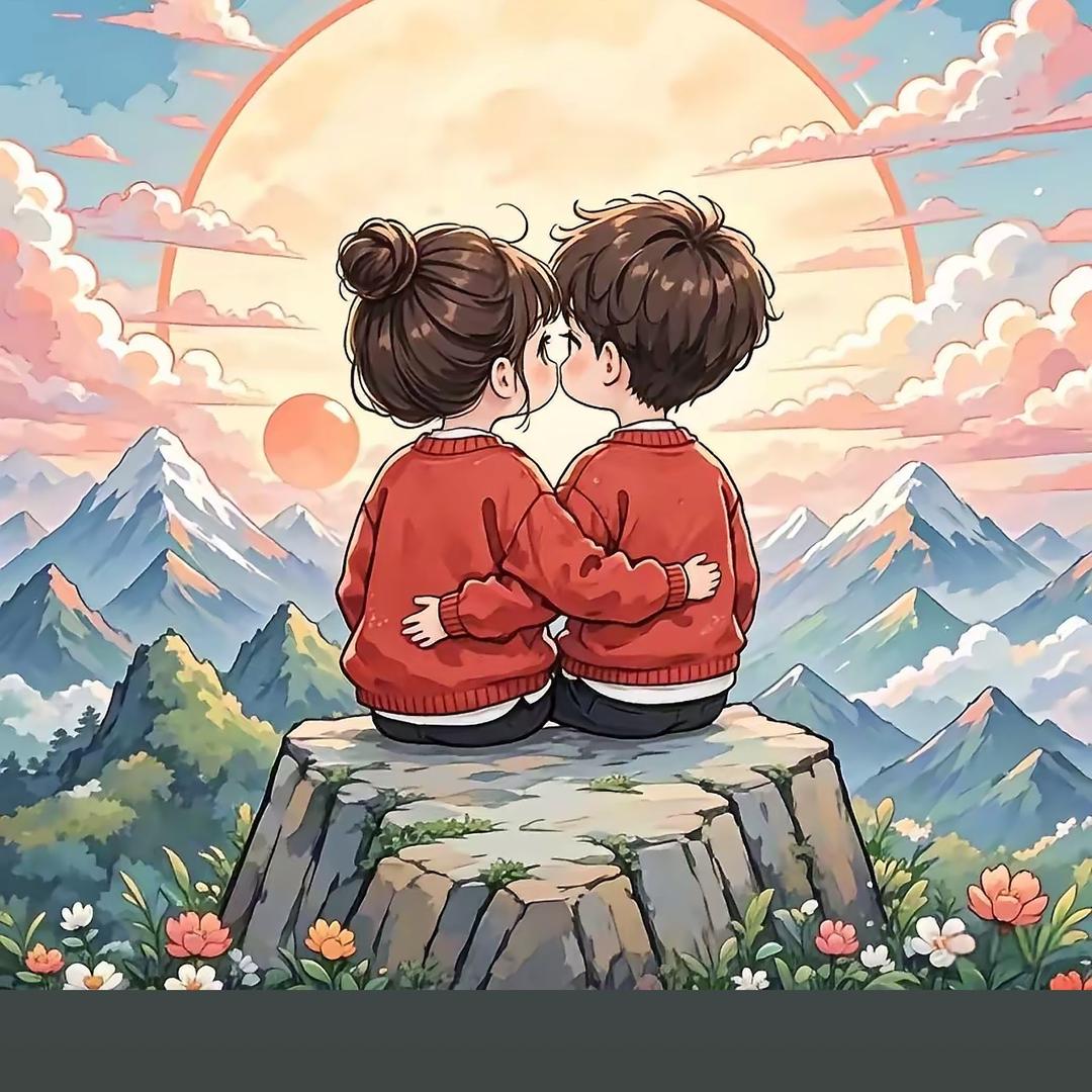 孺子牛装饰头像