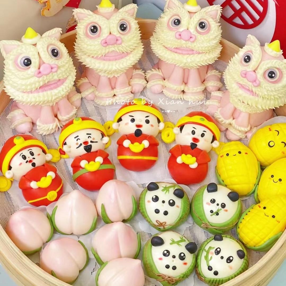 星贸涵新中式花样馒头