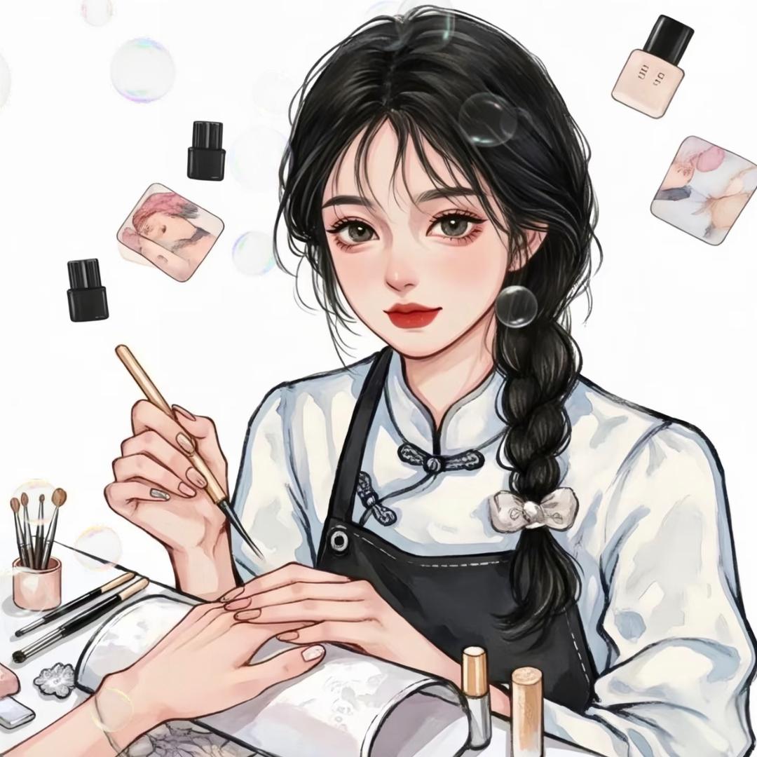 做美甲的小吴
