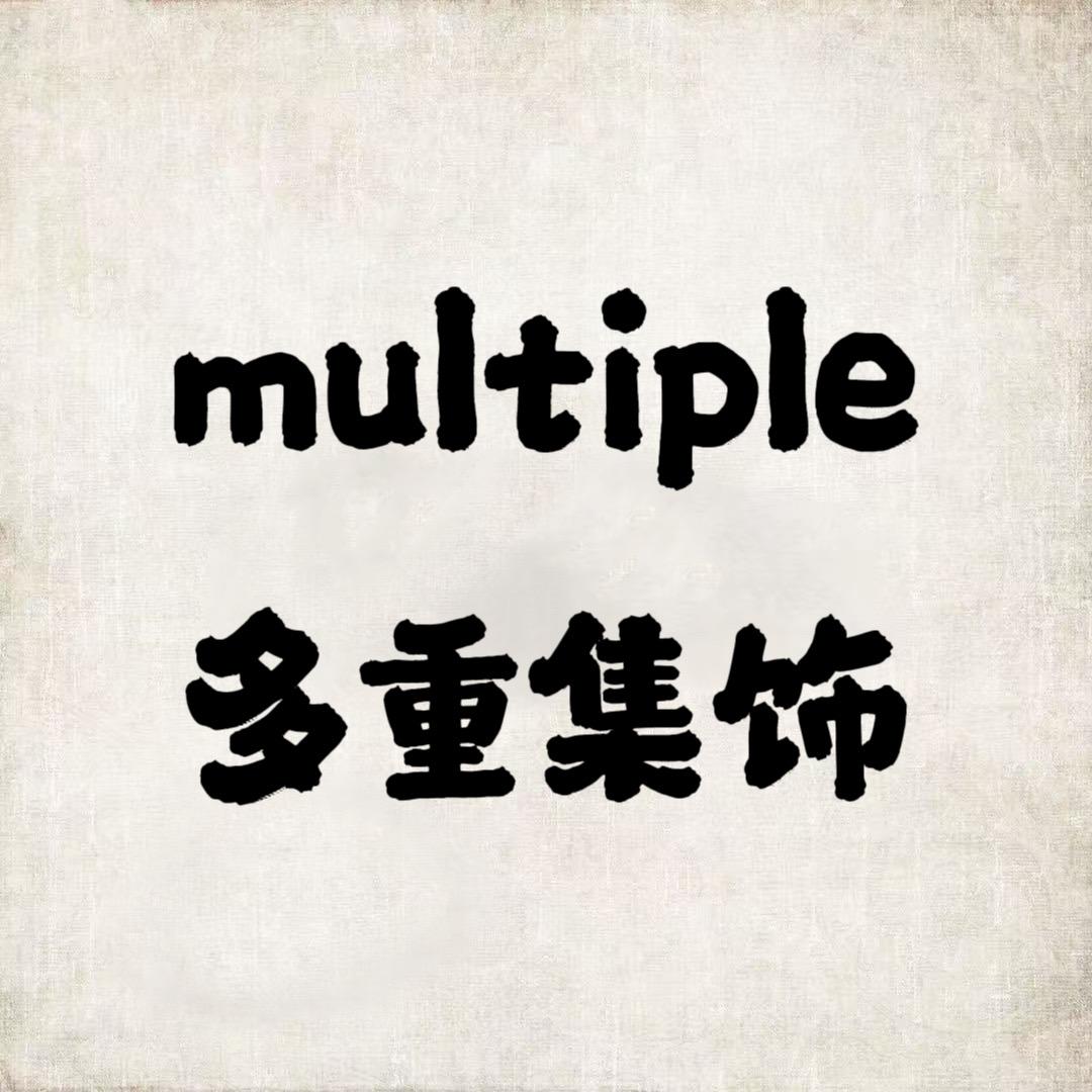 multiple多重集饰