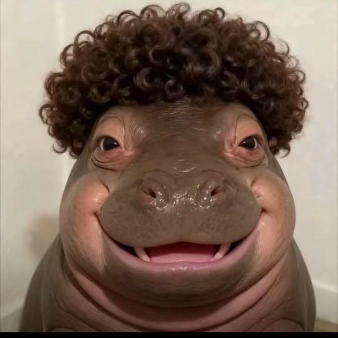 微笑河马君