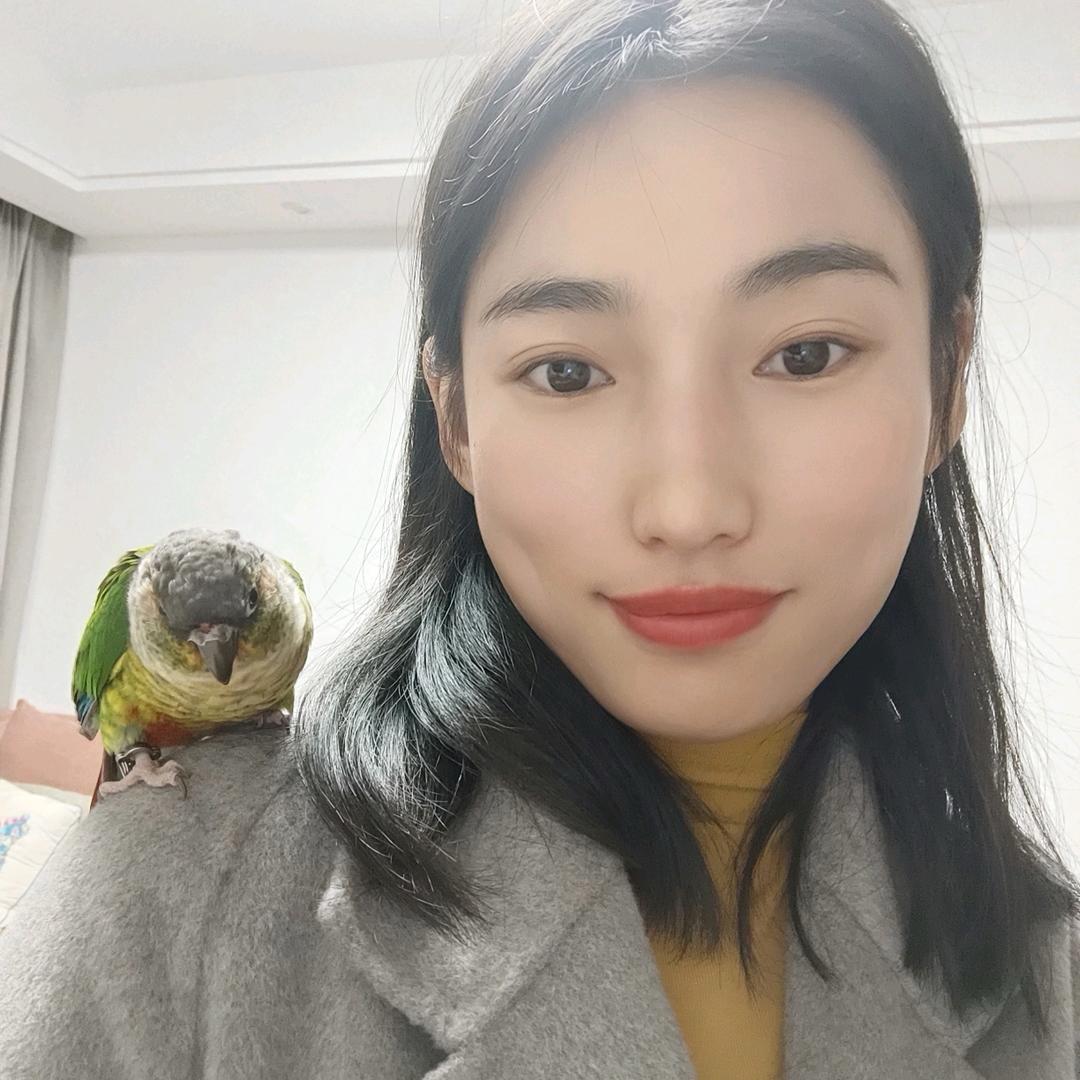 顽皮小鹦鹉