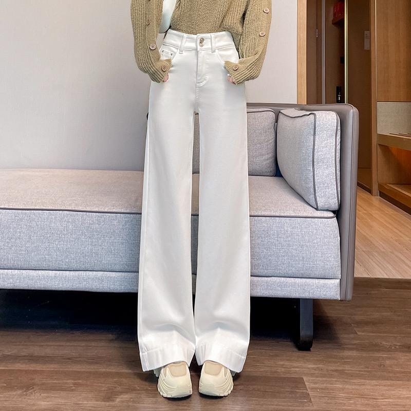橙心加长款大码女裤