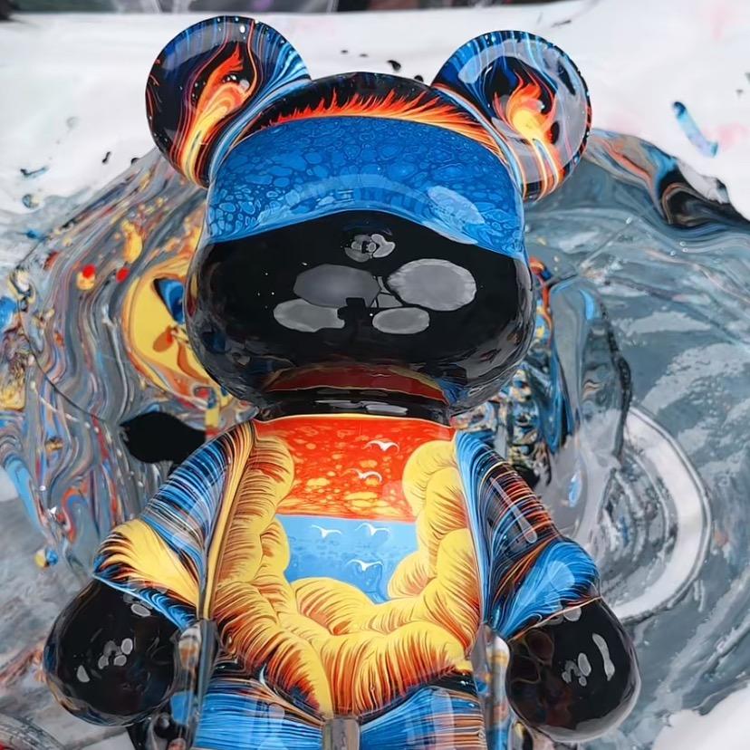 黑白熊DIY创意摆件