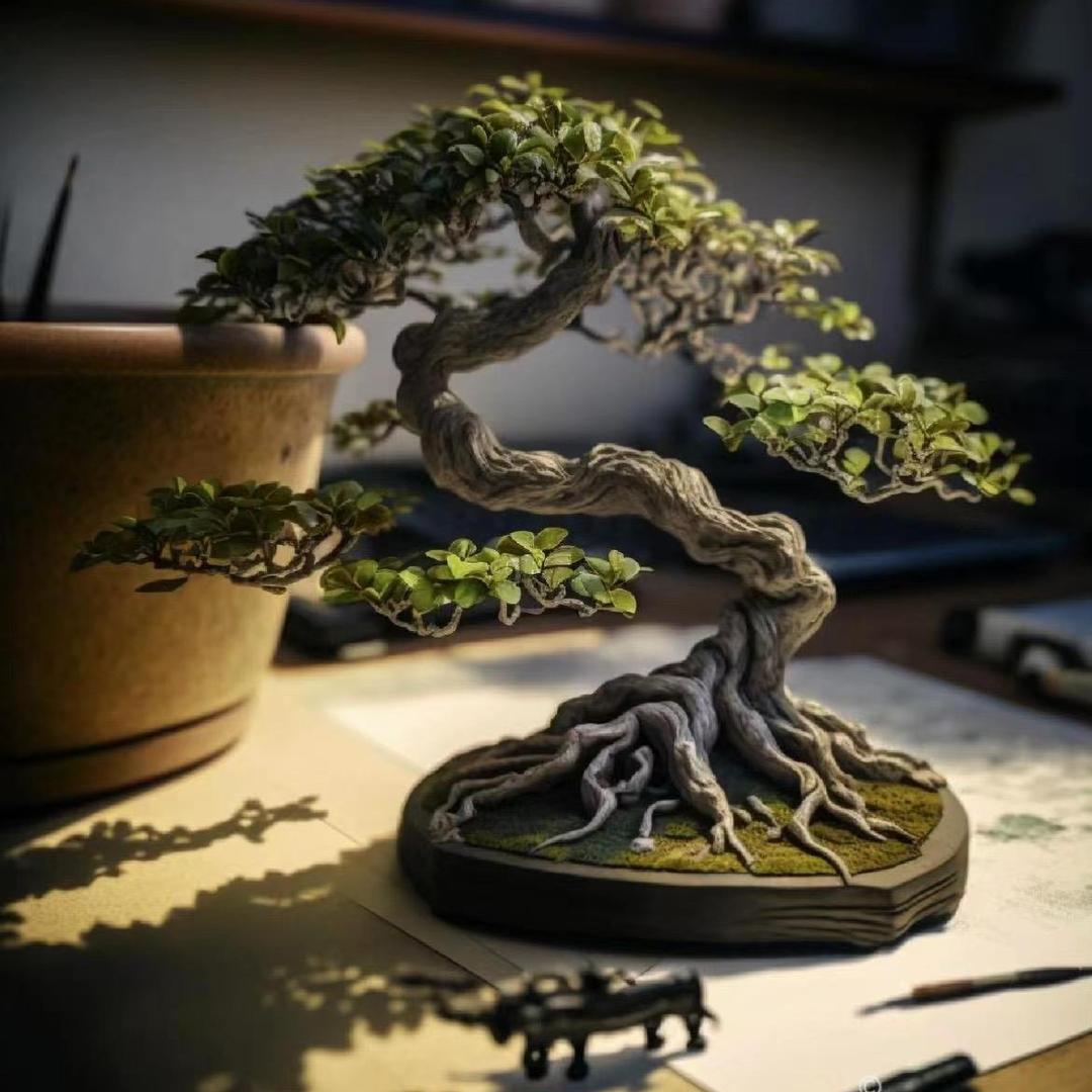 珍惜盆景园