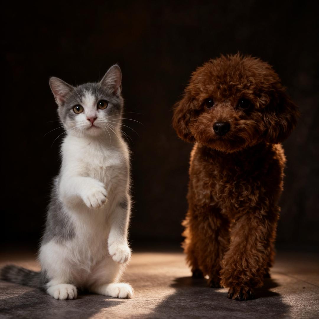 泰迪小卷毛(猫狗亲测)