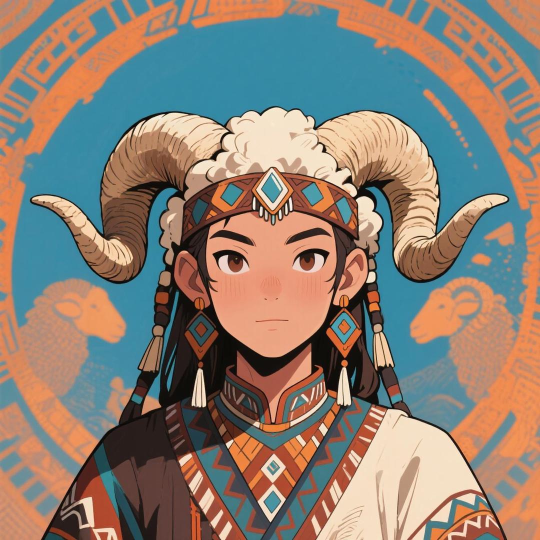 一只大羊