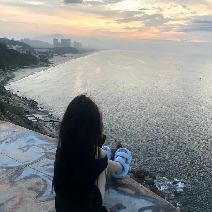 落日.