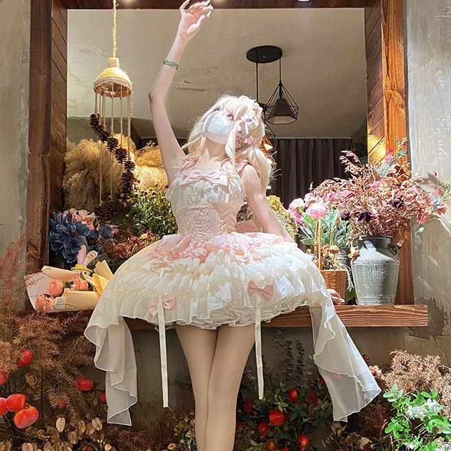 织锦园Lolita原创-仙女范毛毛熊