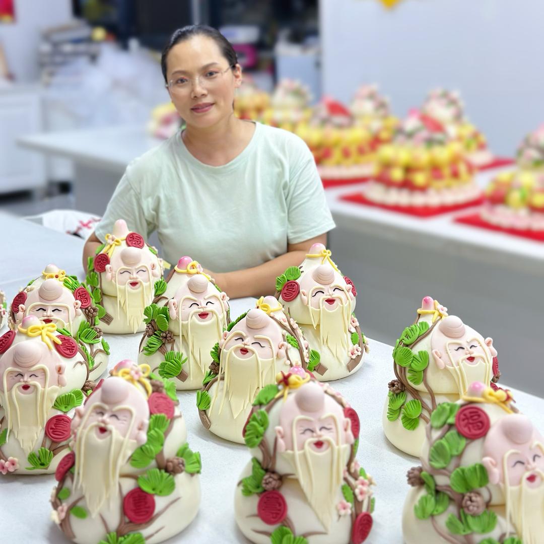 金长林青岛花样馒头华姐