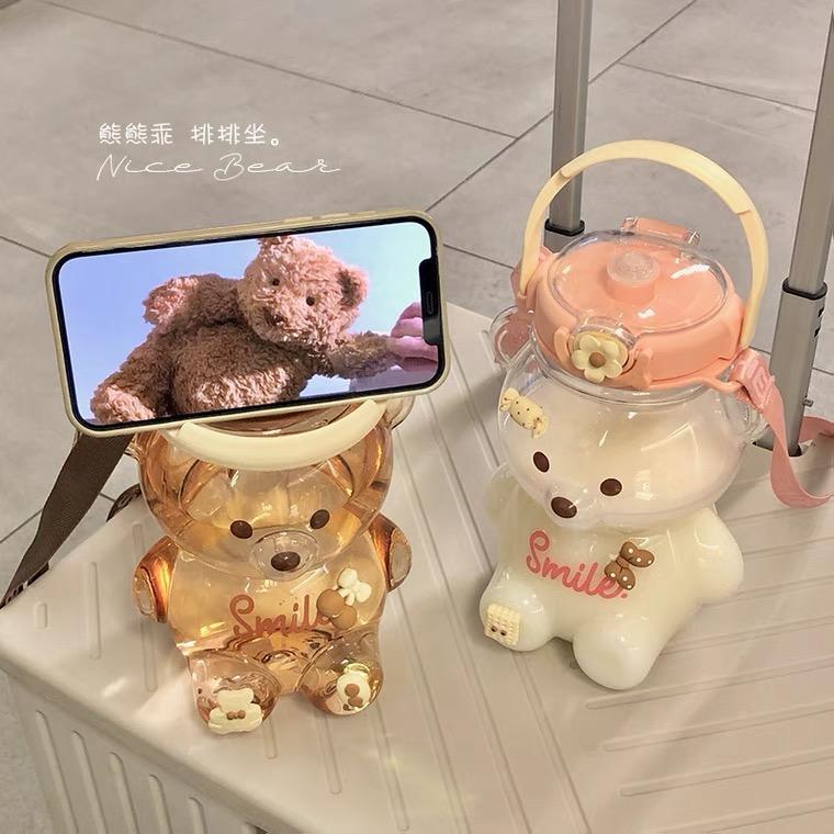 阳盈优品个体店泰迪熊水杯