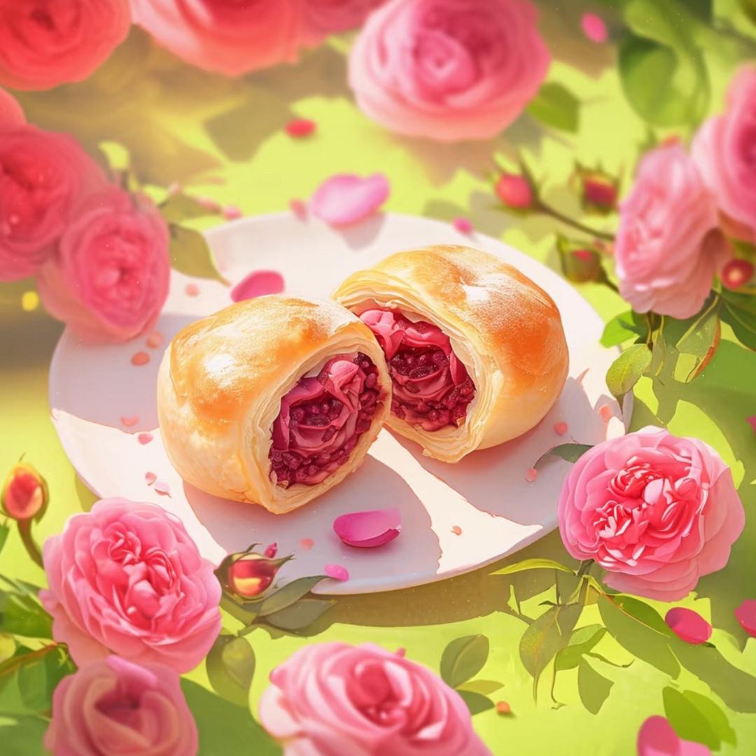 金金家鲜花饼
