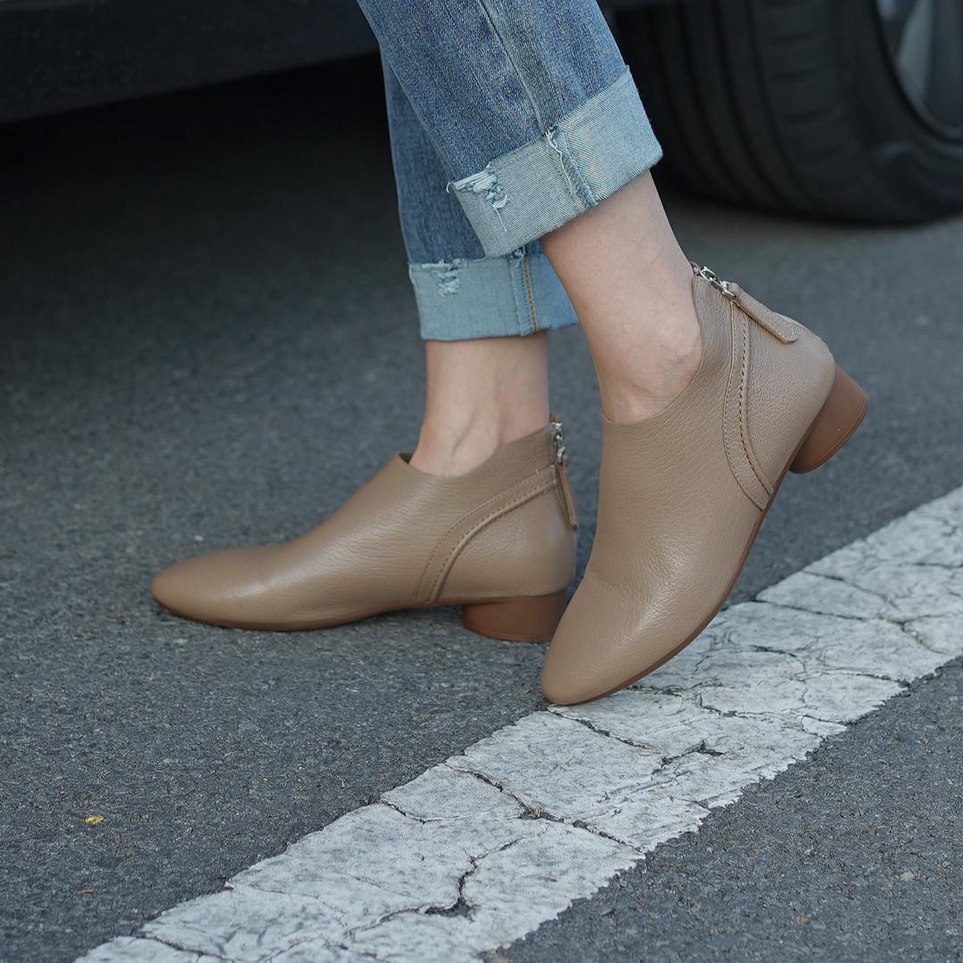 阿运手工真皮女鞋