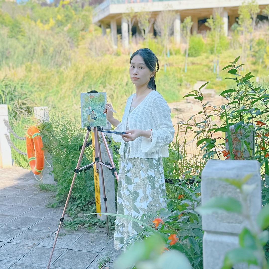 画画的木蓝辛