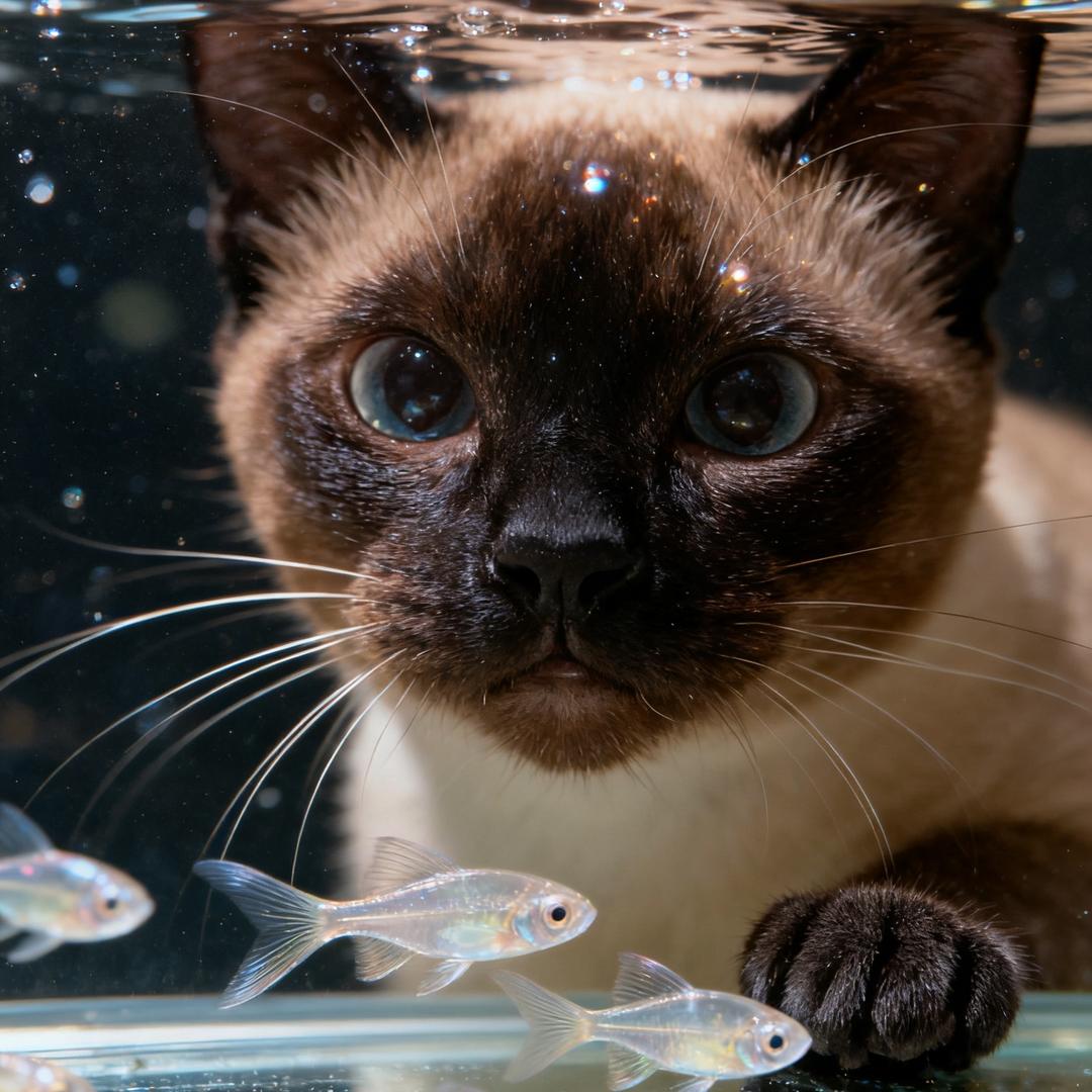 焦糖是只暹罗喵