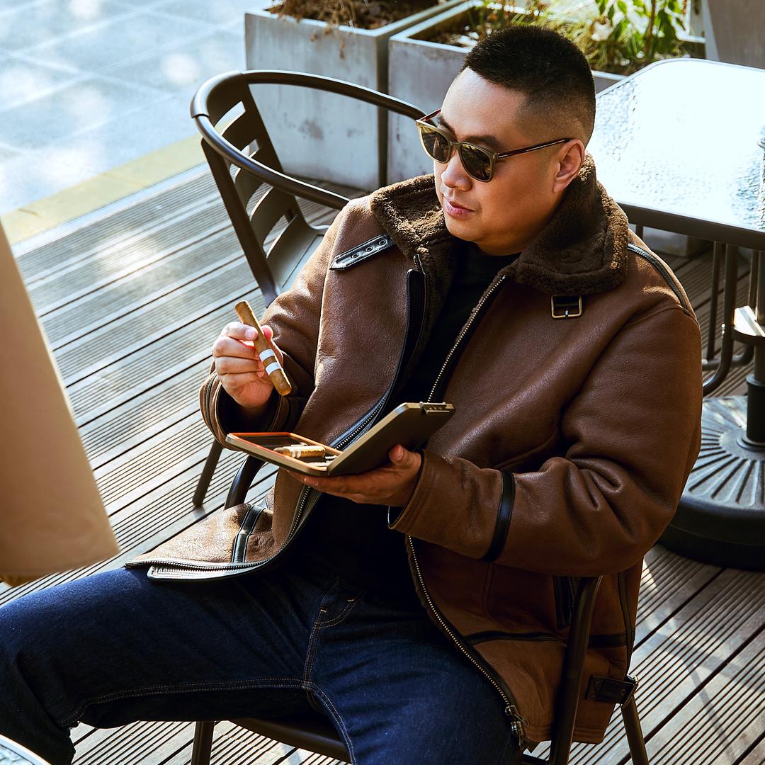 大块头男装皮衣