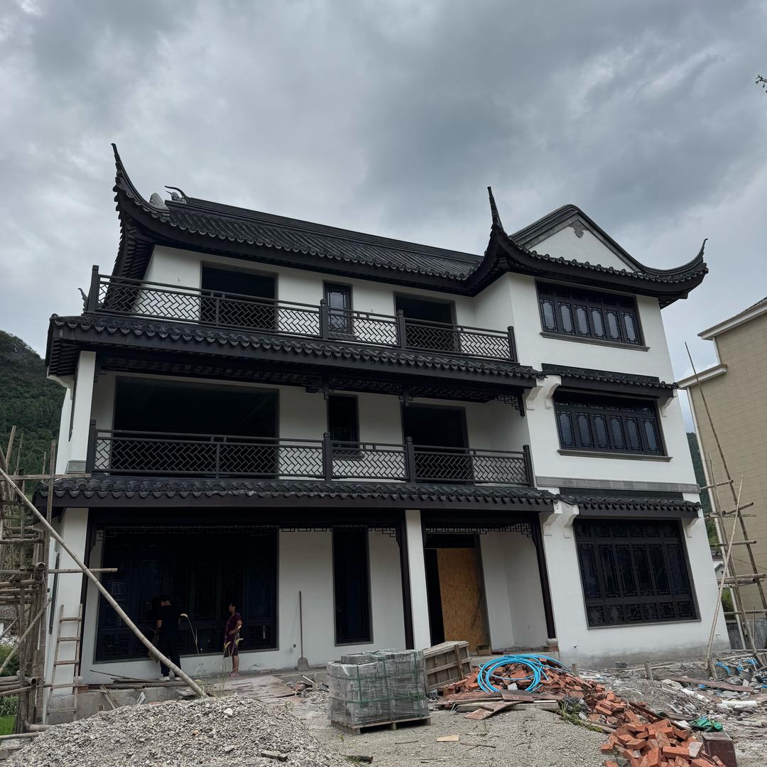 仿古门窗 铝代木构件 法式复古门窗