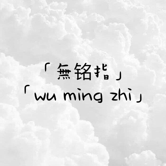 「無铭指」
