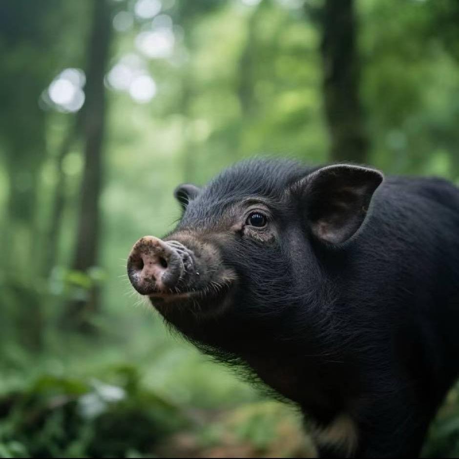 巴山黑土猪腊肉