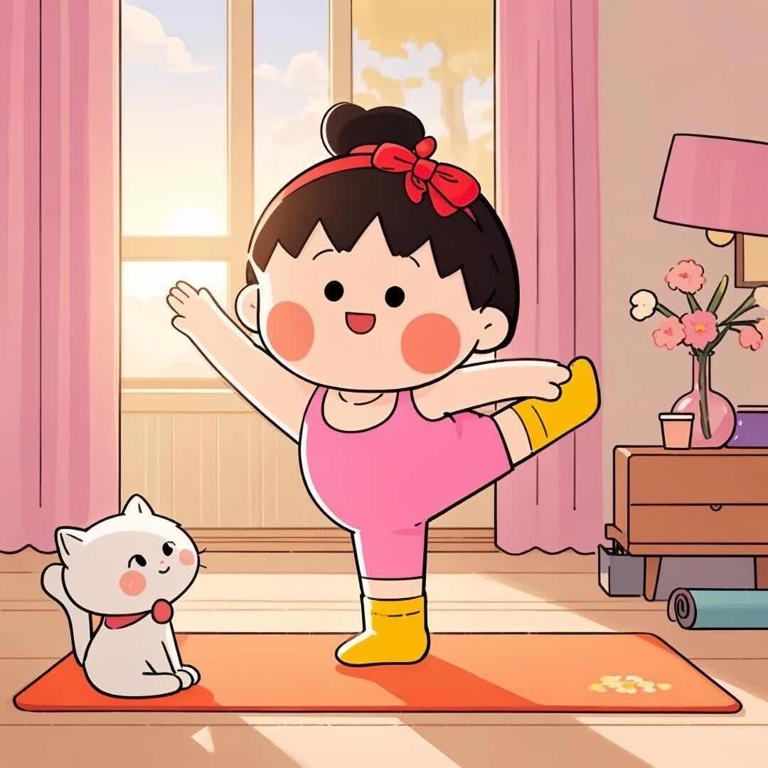 杏花间闲游