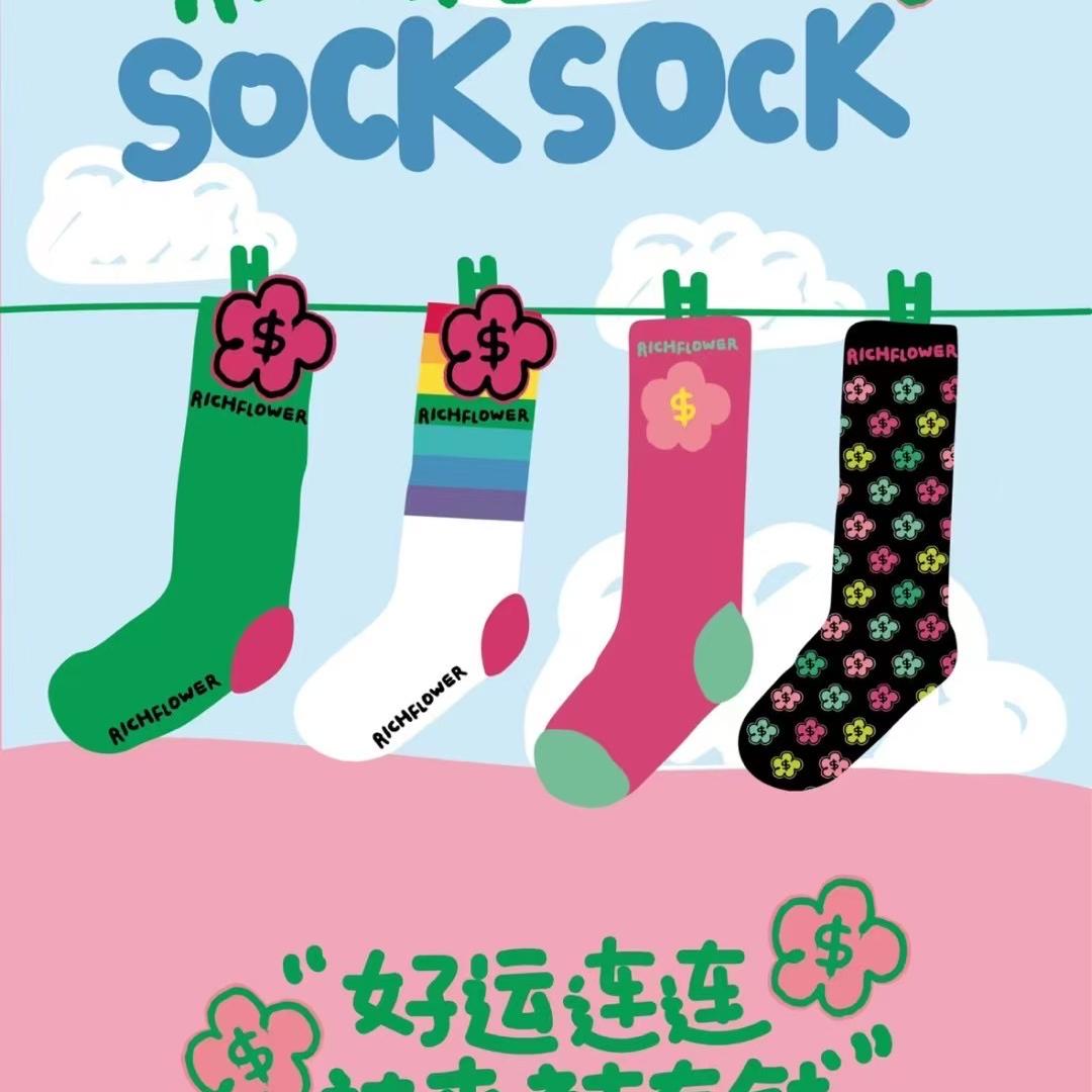 花朵朵袜子批发