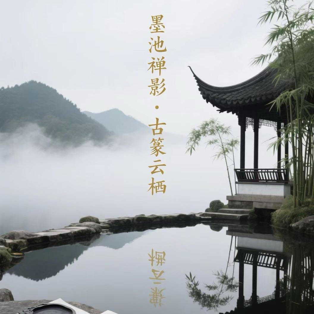 墨池禅影 · 古篆云栖