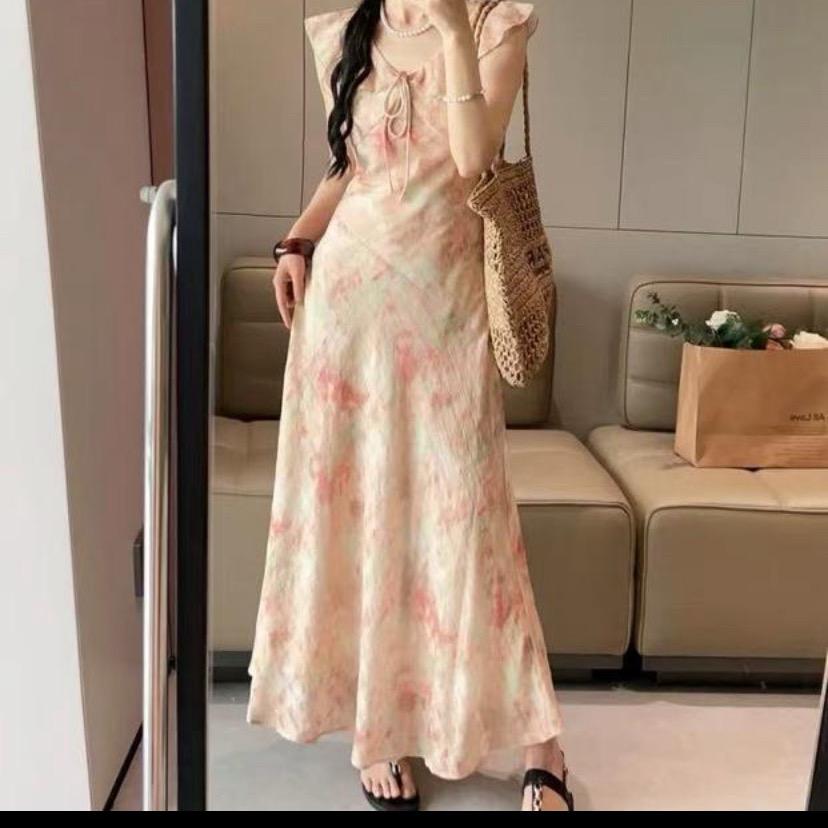 蓝嬉儿连衣裙（梅梅）