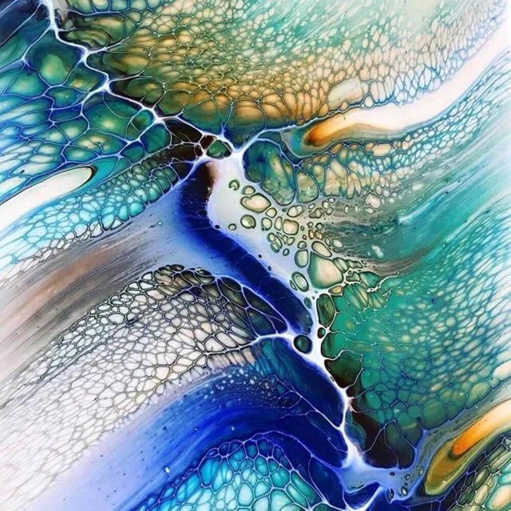 浮想家流体画创作