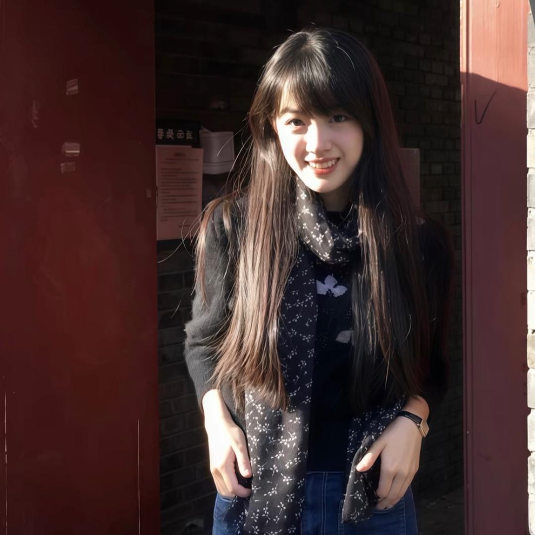 风中摇曳的水仙花