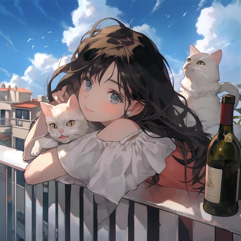 她和她的猫