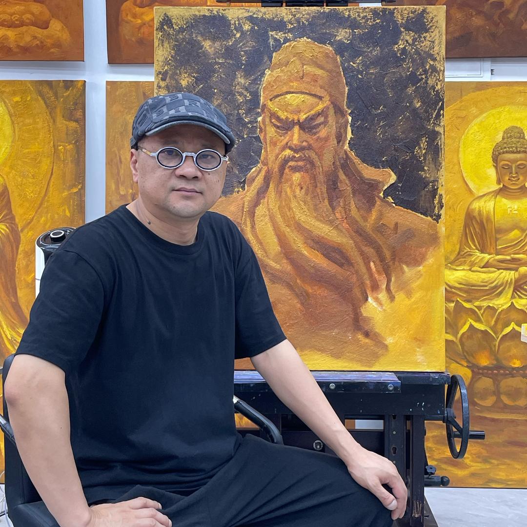 无戈油画