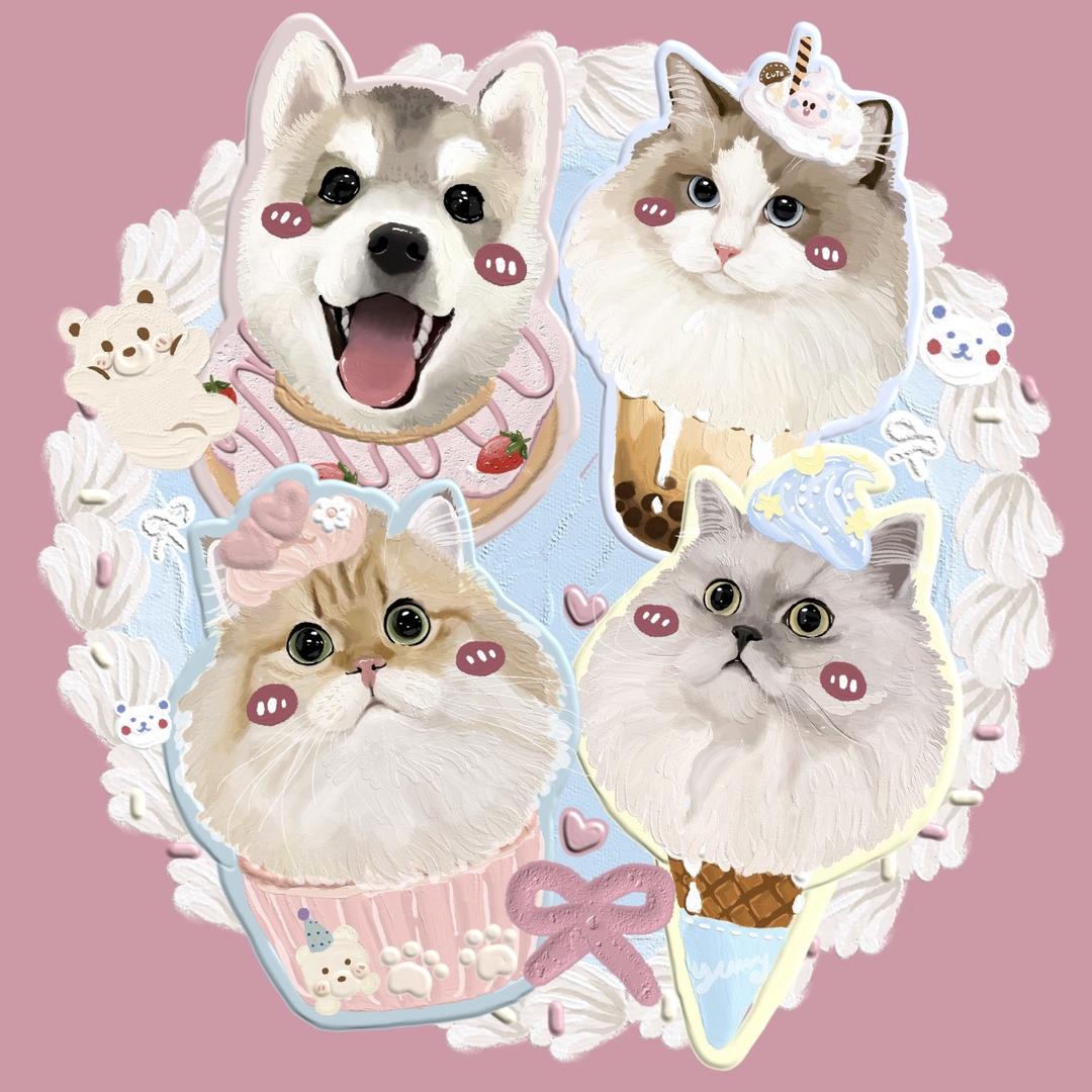 三猫一狗的教母🍼