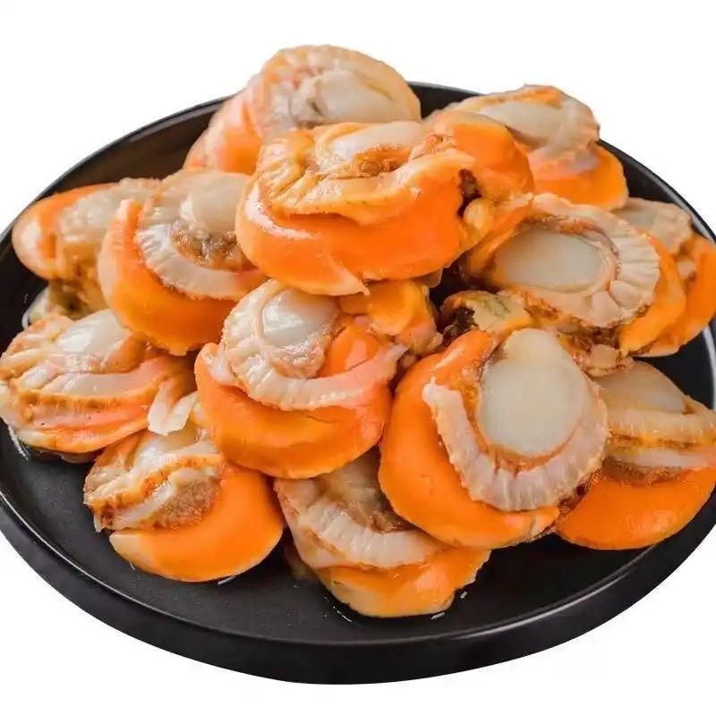 新鲜扇贝明天到