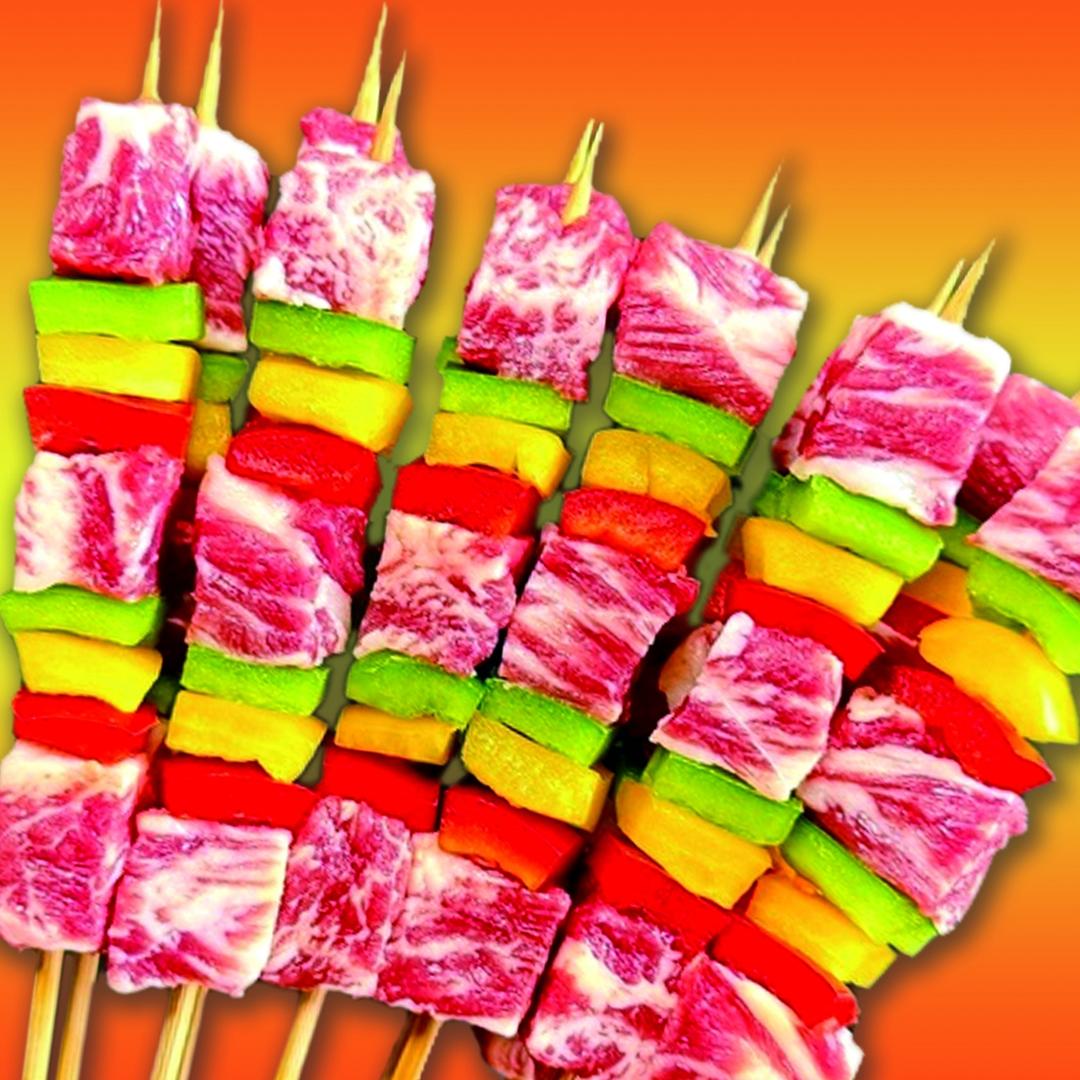 彩虹牛肉串【1994烧烤】