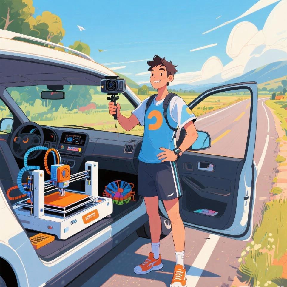 影石大疆a5视角带着打印机的全国流浪之旅