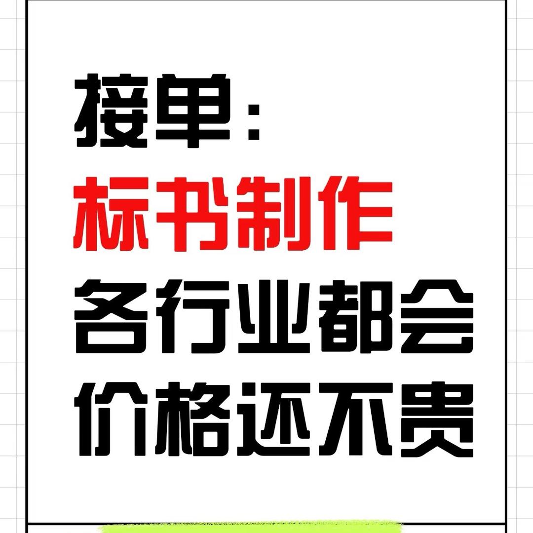 代做标书