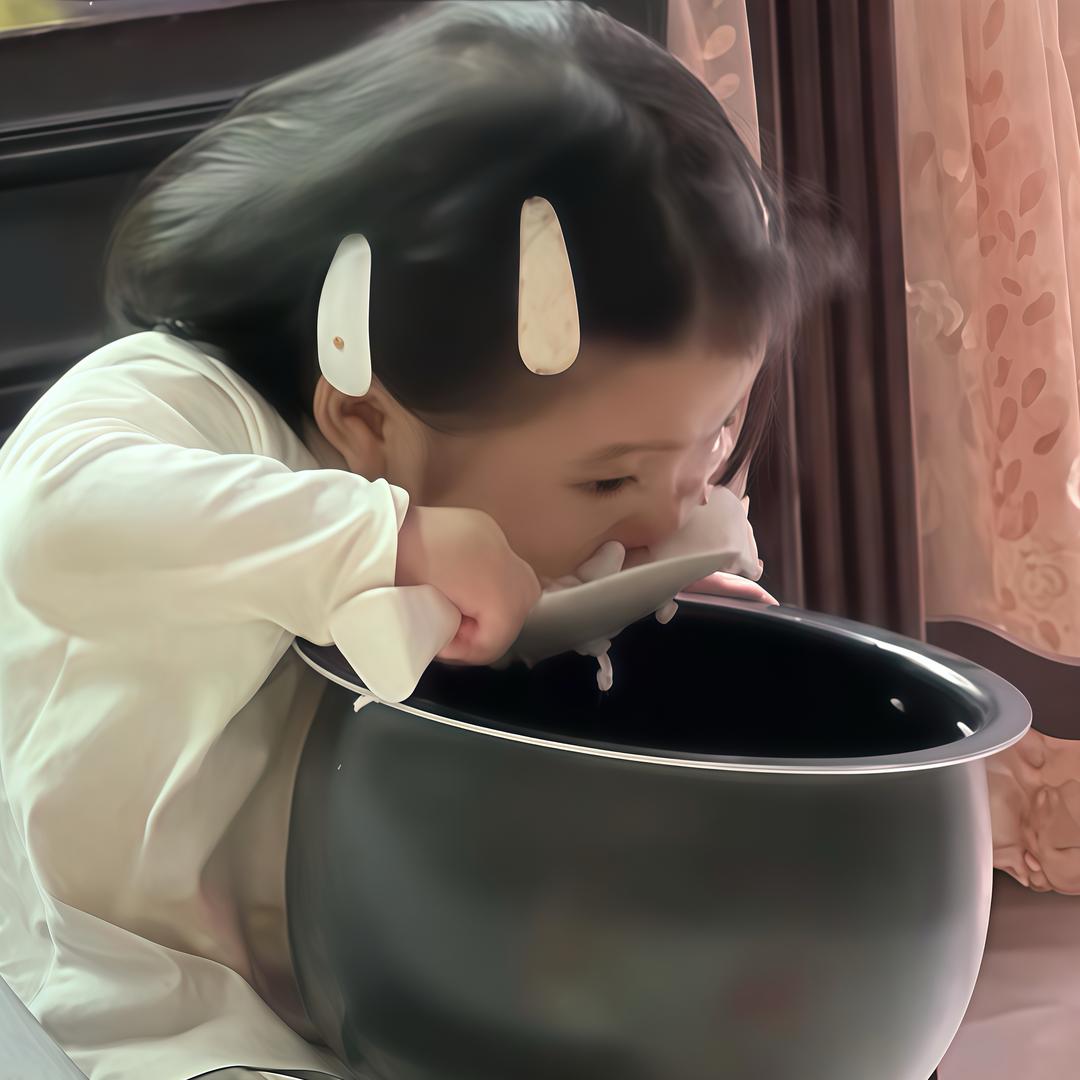 哄小熊睡觉.