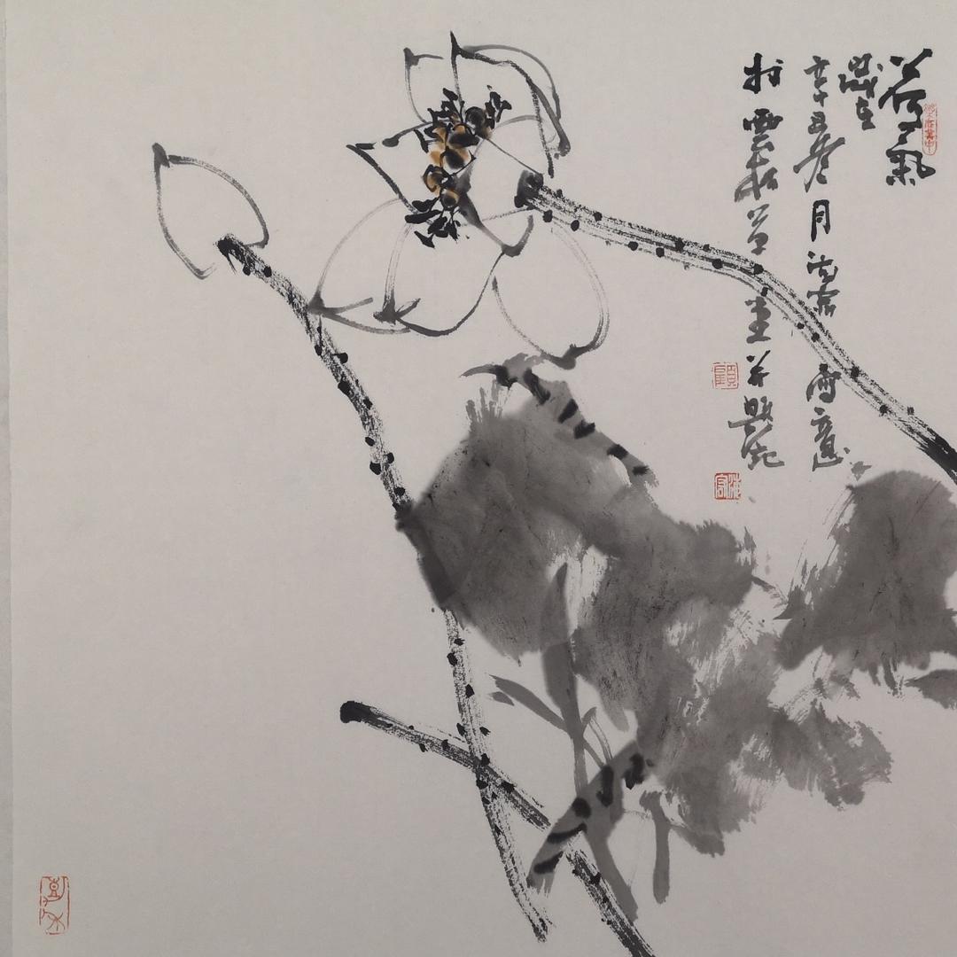 闲坐清溪
