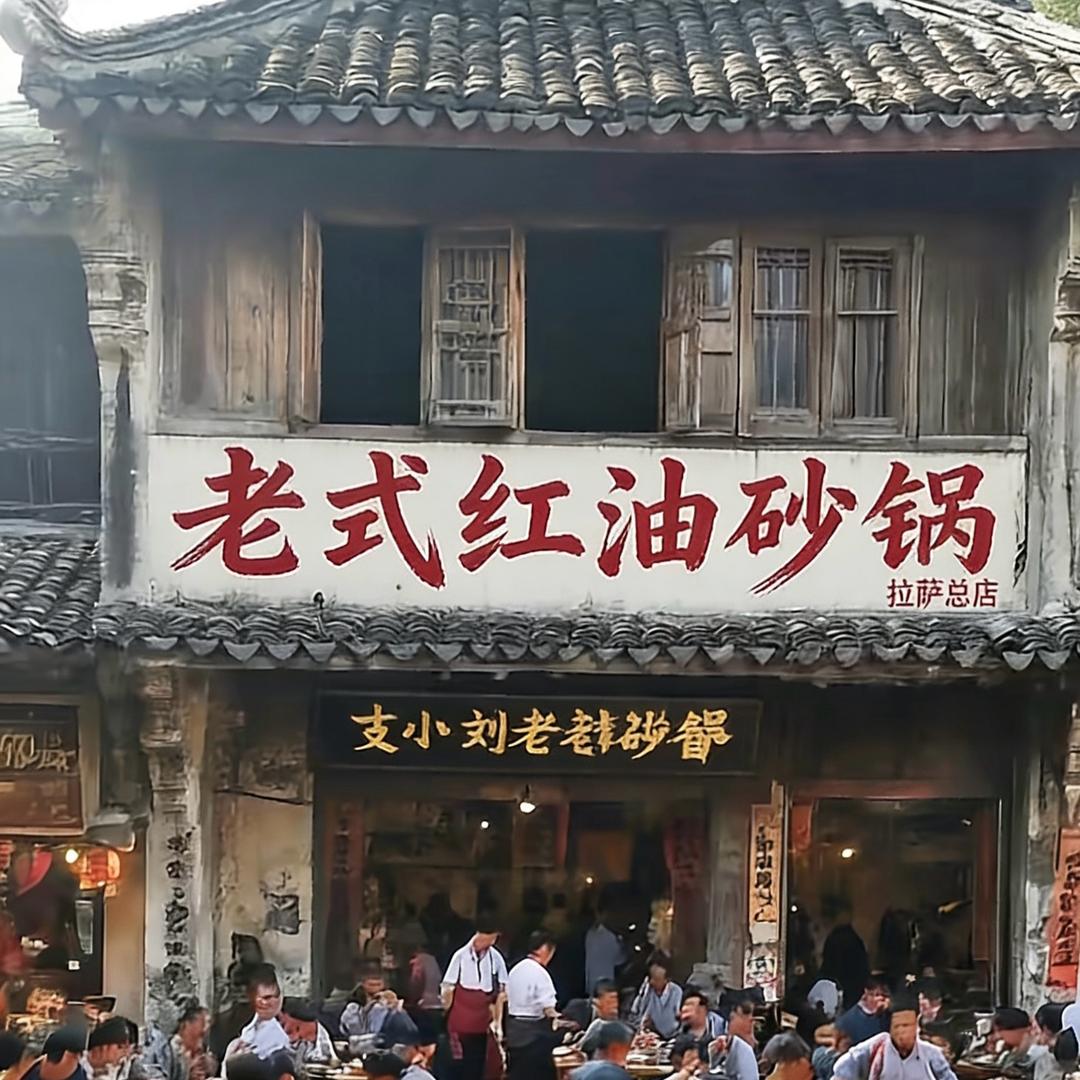 传统老式砂锅拉萨一店