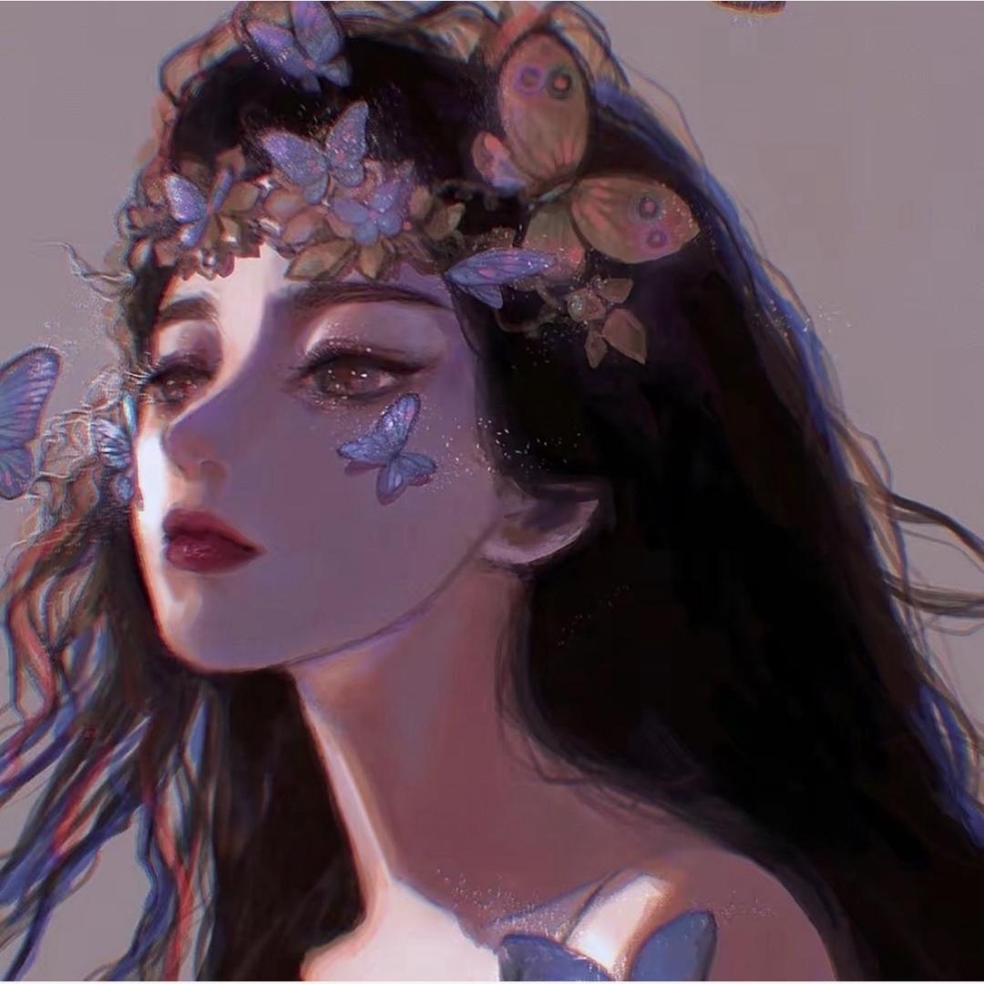 碎花大板牙