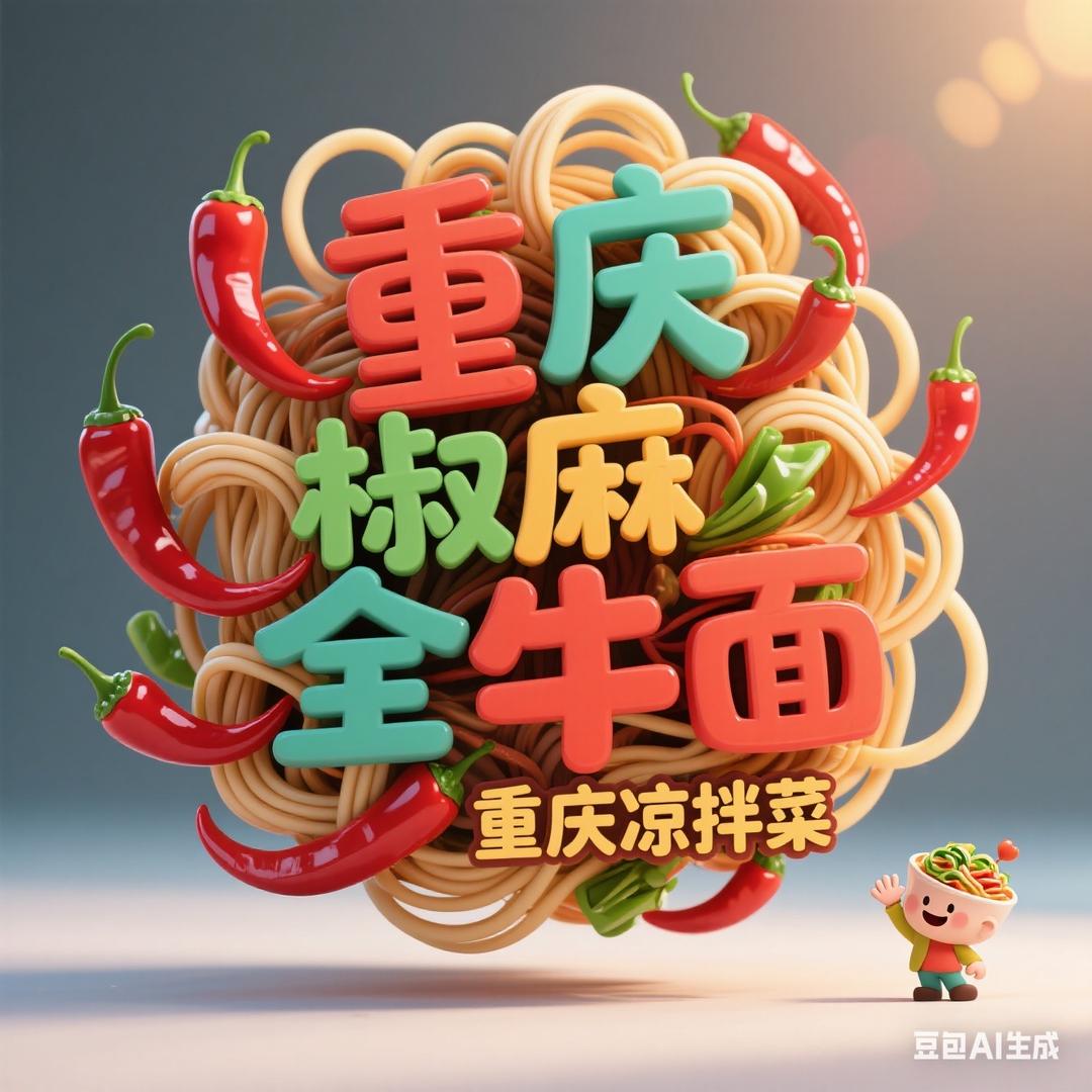 重庆椒麻全牛面渝味凉拌菜