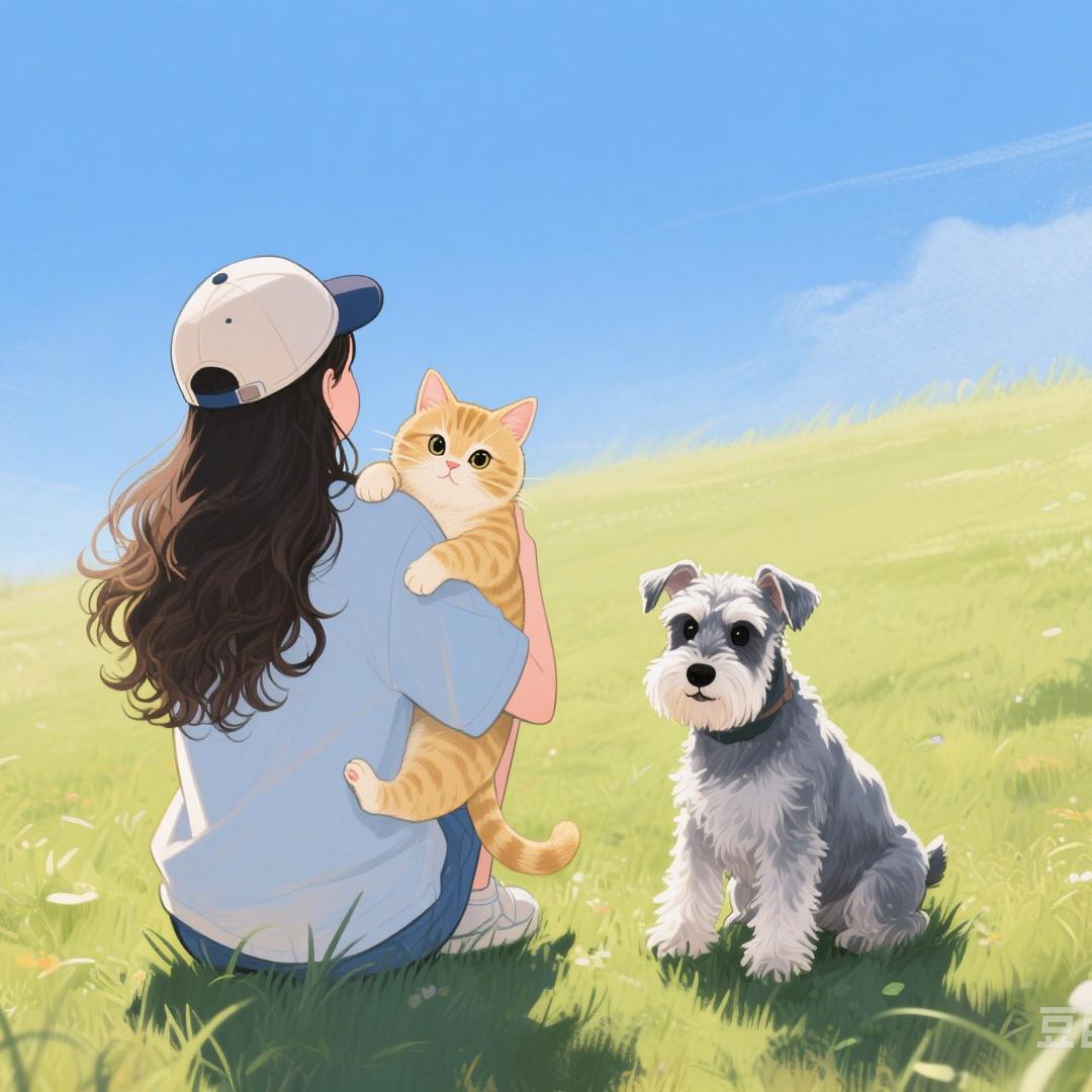 雪宝宁宝和铲屎的