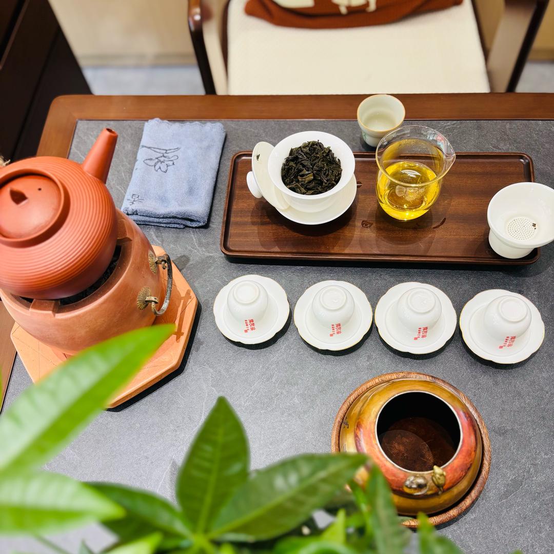 小马喝茶