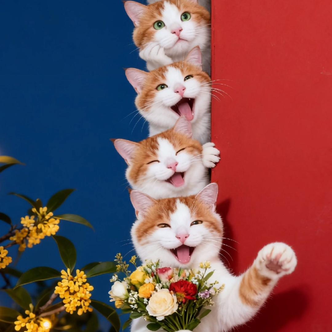 腊月九月和招财