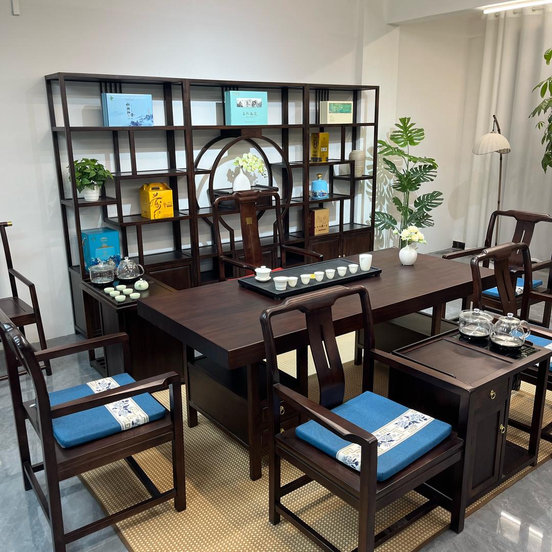 禅韵实木大板茶桌茶台
