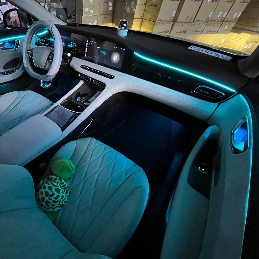 楚息汽车音响大屏氛围灯宠粉号