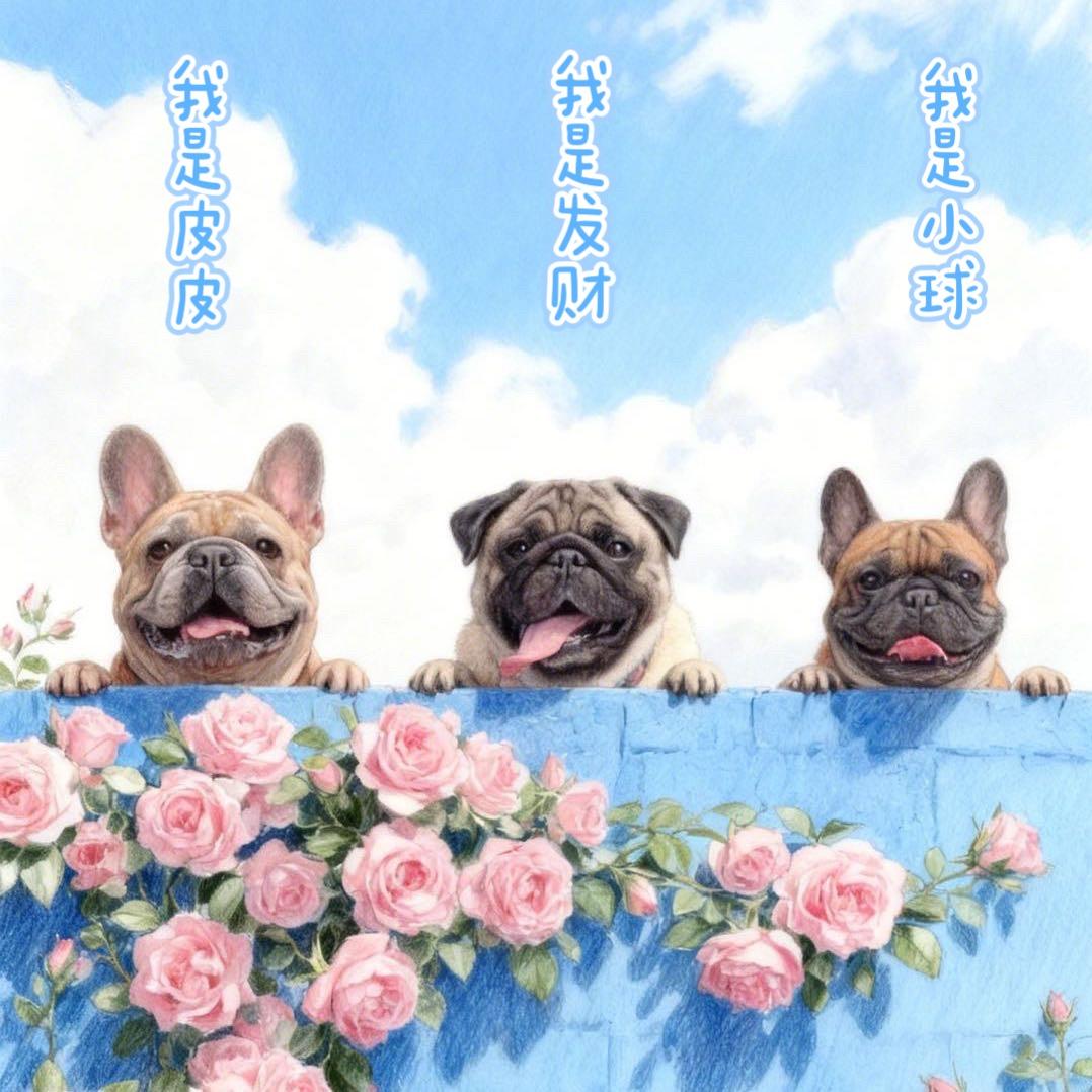 三只小猪肉嘟嘟