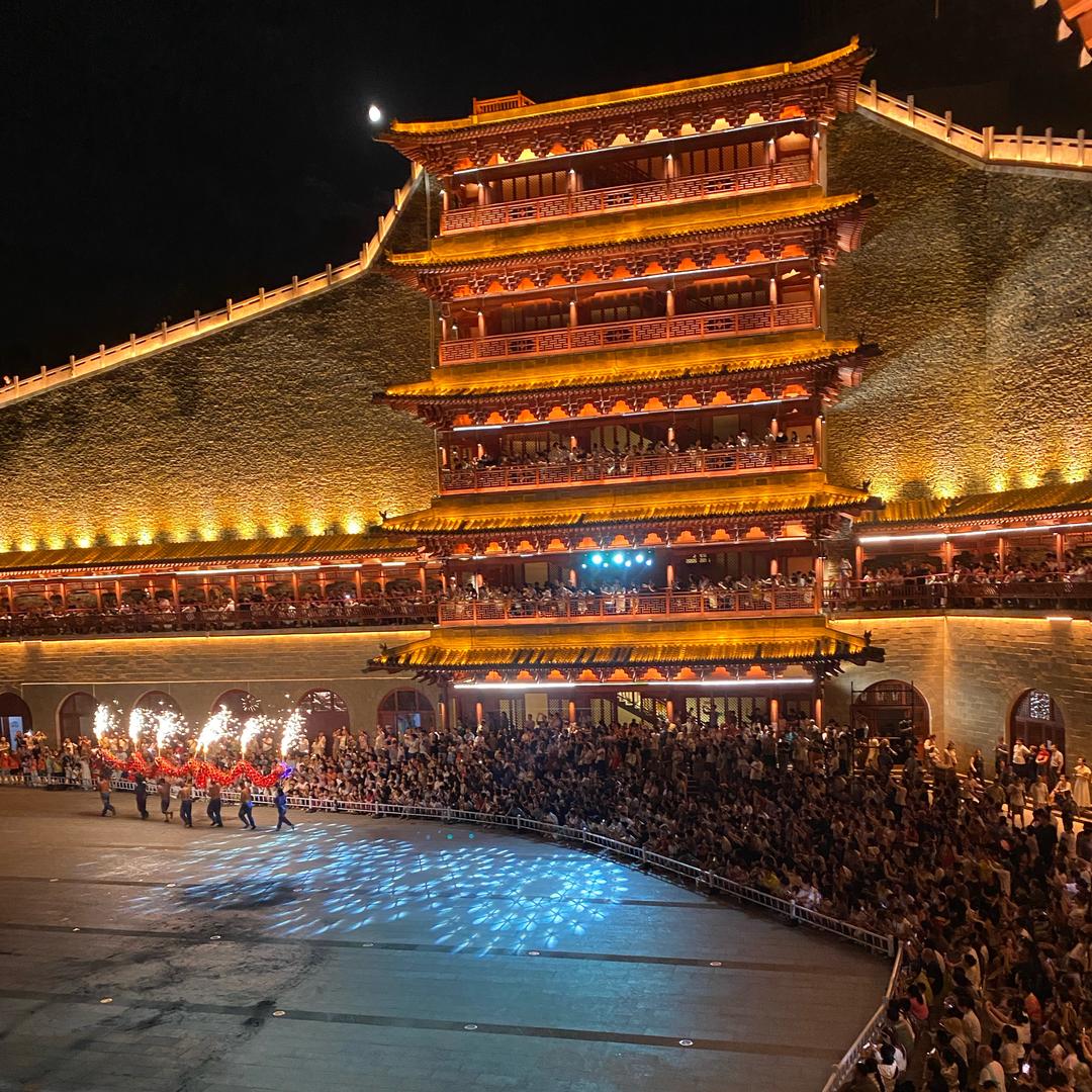 忻州古城打铁花小董